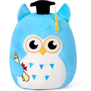 OurHonor Graduation Gifts, Middle School 2024 Cow Stuffed Animals Plush with Mini Graduation Cap, Cute Doll Pillow Toys for High/Elementary School Students in Kuwait