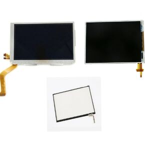 Replacement LCD Screen Display for New3DS Upper Bottom LCD for Nintendo New 3DS Digitizer Glass Touch Screen (Upper LCD)