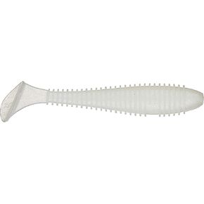 Keitech Fat Swing Impact Saltwater 3.8 inch Paddle Tail Swimbait - Pearl