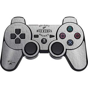 Skinit Decal Gaming Skin for PS3 Dual Shock Wireless Controller - Officially Licensed NHL Detroit Red Wings Black Text Design