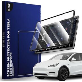 Eastcoo Screen Protector Compatible with Tesla Model 3 Accessories (2023-2017) / Model Y Accessories (2024-2020) Tempered Glass Case [100％ Zero Bubble][Quick Installation][NO Alignment Kit Needed]