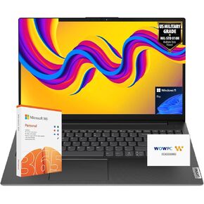 Lenovo V15 Business Business Captop مع Microsoft Office 365 ، معالج AMD Ryzen قوي ، AI-Copilot ، ذاكرة الوصول العشوائي 16 جيجا بايت ، 1 تيرابايت SSD ، 15.6 "FHD مضاد للوهج ، متانة من الدرجة العسكرية ، Windows 11 Pro ، WOWPC USB
