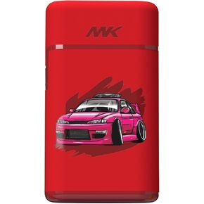MK Lighter Windproof Torch Flame Lighter – Stylish Chibi Vehicle Design, Refillable and Durable for All Weather Conditions (Chibi-BC)