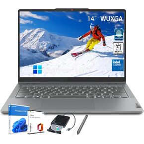 Lenovo Ideapad 5i 2-in-1 laptop-Office Lifetime ، 14 "Wuxga Touchnes ، Intel 10-Core 7 150U (> I7-1355U) ، كمبيوتر محمول Copilot AI ، قارئ بصمات الأصابع ، الإضاءة الخلفية KB ، Windows 11 Pro ، 16 جيجا بايت ذاكرة الوصول العشوائي