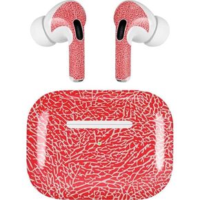 Skinit Decal Audio Skin Compatible with AirPods Pro 2nd Gen - Elephant Print Red Sneakerhead Design