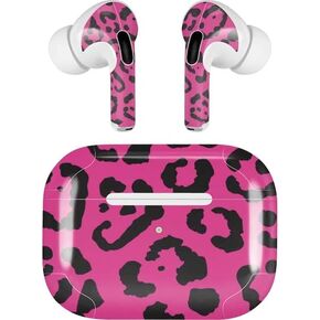 Skinit Decal Audio Skin Compatible with Apple AirPods Pro (2rd Gen, 2022) - Skinit Originally Designed Rosy Leopard Design