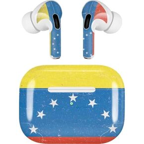 Skinit Decal Audio Skin Compatible with Apple AirPods Pro (2rd Gen, 2022) - Skinit Originally Designed Venezuela Flag Distressed Design