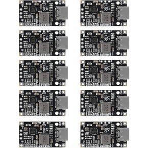 DIANN 10pcs Type-C USB 2S BMS 15W 8.4V 12.6V 1.5A Boost Power Supply Module Support Fast Charge with Indicator Lithium Battery Charging