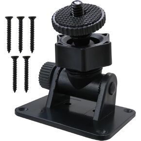 360 Degree Swivel Mini Tripod Ball Head with 1/4" Screw Thread Wall Mount Screw Tripod Stand Holder Compatible with Valve for in-dex/HTC Vive PRO