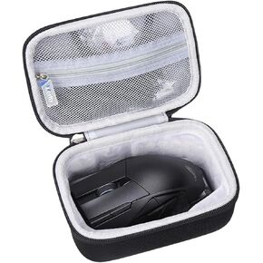 Travel Mouse Case for ASUS ROG Spatha X Wireless Gaming Mouse with Magnetic Charging Stand (Case Only) (Black)