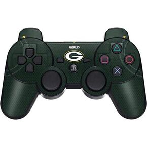 Skinit Decal Gaming Skin Compatible with PS3 Dual Shock Wireless Controller - Officially Licensed NFL Green Bay Packers Team Jersey Design
