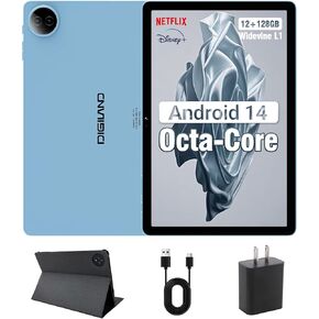 Digiland Android Tablet ، 10.1 بوصة Android 14 Tablet ، CPU Octa-Core ، RAM 12GB+128GB ROM (دعم توسيع TF) 8MP الأمامية+13 ميجابكسل الكاميرا الخلفية ، دقة 800 × 1280 ، WIFI 6 & Bluetooth in Kuwait