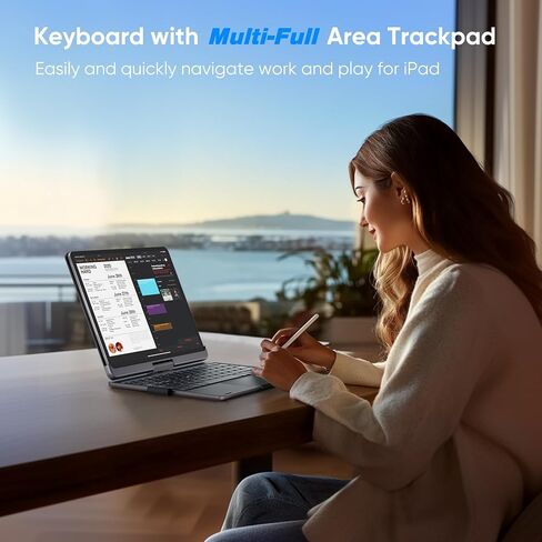 حالة لوحة المفاتيح لـ iPad Air 11 Inch (M2) 2024 & iPad Pro 11 Inch (1st/2nd/3rd/4th Generation) و iPad Air 4th/5th Gen in Kuwait