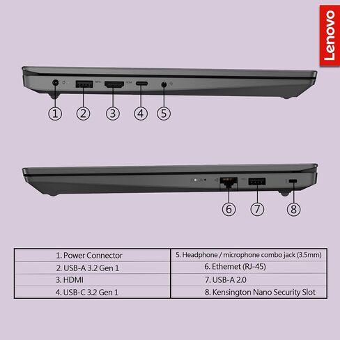 Lenovo New IdeaPad 1 15.6" Laptop with 12th Gen Intel Core i3-1215U (6 Core, Up to 4.4GHz), 16GB RAM + 512GB PCIe SSD, 15.6" FHD Anti-Glare Display, SD Card Reader, HDMI, Webcam, Windows 11 Home in Saudi Arabia