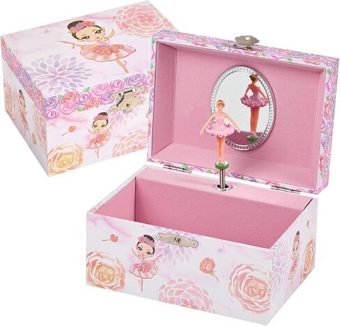 Unicorn Musical Jewelry Box for Girls, Kids Music Box with Spinning Unicorn, Gifts for Girls Toys Jewel Storage Box in Kuwait
