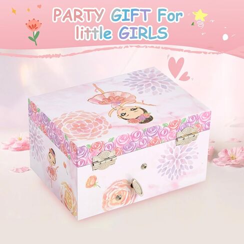 Unicorn Musical Jewelry Box for Girls, Kids Music Box with Spinning Unicorn, Gifts for Girls Toys Jewel Storage Box in Kuwait