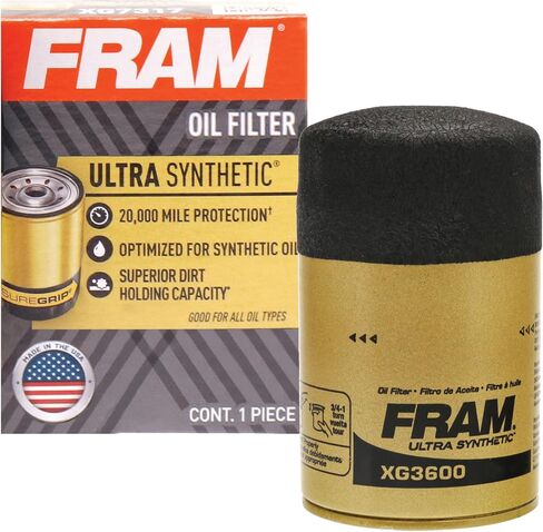 FRAM Extra Guard PH3600, 10K Mile Change Interval Spin-On Oil Filter (Pack of 2) in Saudi Arabia