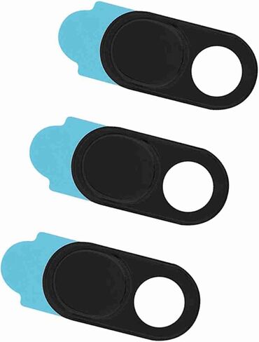 Metal Webcam Cover Came Camera Adhesive for Individuals 3PCs Business to (Black) in Saudi Arabia