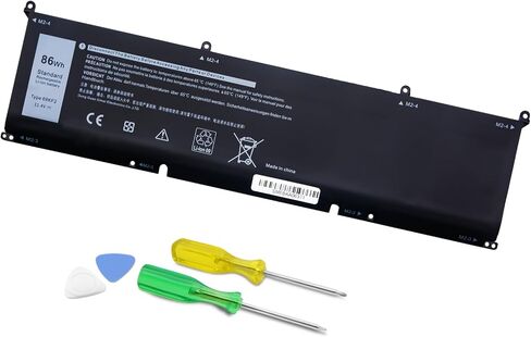 69KF2 Laptop Battery 86Wh 11.4V Replacement for Dell G7 15 7500 G15 5520 5521 5510 5511 5515 Inspiron 7510 7610 7620 P87F P91F P45E XPS 15 9500 9510 9520 Precision 5550 5570 5560 in Saudi Arabia