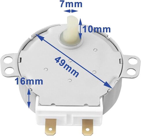 The Lord of the Tools 1pc 120V AC Microwave Turntable Synchronous Motor Spindle Turntable Motor 11002014000014 TYJ50-8A19 Compatible with Solo Microwave Oven 4/4.8 RPM in Saudi Arabia