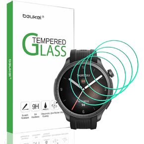 (3 Pack Designed for Amazfit Balance Smart Watch 46mm Screen Protector Tempered Glass, Touch Sensitive, 9H Hardness