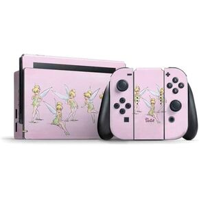 Skinit Skinit Gaming Gaming Skin متوافق مع Bundle Nintendo Switch - تصميم فن Disney Tinker Bell Sketch Design