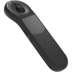 Air Mouse للكمبيوتر الشخصي/iOS/Android مع لوحة التحكم عن بعد بلوتوث 2.4 جرام لجهاز PowerPoint/Keynote/Tiktok/Camera/Kindle عرض اللاسلكي القابل لإعادة الشحن لمؤشر PPT (أسود)