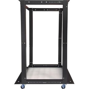 Sysracks Open Frame Server Rack 27U - Rackmount قابل للتعديل مقاس 19 بوصة لمركز البيانات والشبكة والخادم المنزلي - سعة 440 رطل ، تنفيس - مثالي لمعدات تكنولوجيا المعلومات ، خوادم ، ترحيل معدات الشبكات