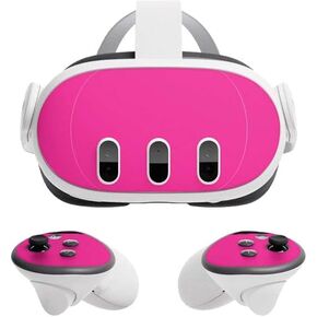 Skinit Decal Gaming Skin Compatible with Meta Quest 3 - Officially Licensed Black and Pink Arrows Design