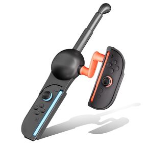 Nargos Fishing Rod Controller for Nintendo Switch 2/ Switch/Switch Oled, Gaming Accessory, Compatible with Bass Pro Shops: The Strike & Fishing Star World Tour, Ideal for Family Fun & Gifting