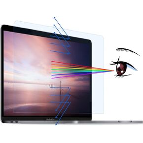 Screen Protector for 2022 MacBook Pro 13" M2 Chip & MacBook Air/Pro 13" Model A2337 A2338 A2179 A2289 A1932 Clear Anti Blue Light NOT Fit for MacBook Air 13.6" M2 M3