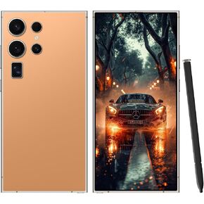 Unlocked Cell Phones U24 Ultra Smartphone Android 13 Phones 8GB+256GB/6.8" HD Screen/Dual SIM/108MP+48MP Camera/6800 mAh/Built-in Pen (Green)