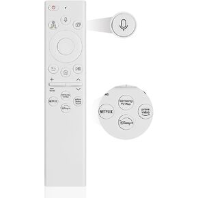 Voice Replacement for Samsung Smart TV Remote Control, Universal for 2016-2025 Frame, Crystal UHD, Neo QLED, OLED, Curved, 4K & 8K TV Models (No Solar)