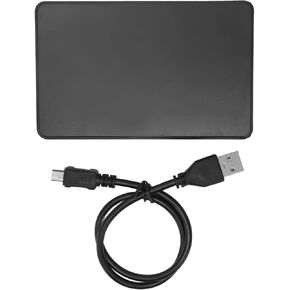 2.5in HDD Enclosure - Ultra Thin Design, Hot Swappable USB2.0 Hard Disk Box, 480Mbps Speed for Windows, Vista, OS X Compatible