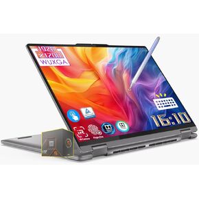 Lenovo Yoga 7 2-in-1 Slim Laptop, 16" 1920x1200 Touchscreen, AMD Ryzen 5 8640HS (Beats i7-1360P), Backlit KB, Wi-Fi 6E, FP, Win11 W/Stylus Pen