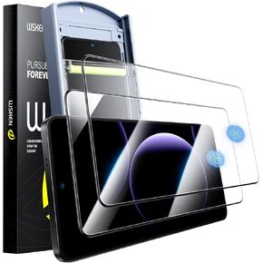 WSKEN for Samsung Galaxy S25 edge Screen Protector - [0.02s Fingerprint Unlock] [NO.1 Top 9H+ Tempered Glass] [Auto Dust Remove] [Zero Bubble] 8K HD 10X Shatterproof Case Friendly, 2 Pack