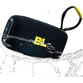B&L AM-61 Boombox Waterproof Outdoor Speaker – 30W High Power Portable Bluetooth Home Stereo System with Super Woofer, AUX Input – Powered Home Speakers for Camping & Gifts