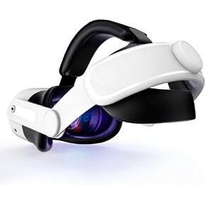 Head Strap Compatible with Meta Quest 3S &3, Adjustable VR Headset Elite Strap Replacement for Oculus Quest 3/3s, Nexatrix Quest 3 Accessories Strap Enhanced Support&Comfort&Reduce Pressure