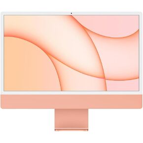 2021 Apple iMac with M1 Chip with 8-core CPU (24-inch, 16GB Memory, 1TB Storage) Orange (Renewed Premium)