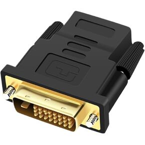 DVI to HDMI-Compatible Conversion TV Computer Connection M>oni>tor DVI to HD Adapter Converter for PC HDTV Projector