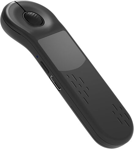 Air Mouse للكمبيوتر الشخصي/iOS/Android مع لوحة التحكم عن بعد بلوتوث 2.4 جرام لجهاز PowerPoint/Keynote/Tiktok/Camera/Kindle عرض اللاسلكي القابل لإعادة الشحن لمؤشر PPT (أسود) in Kuwait