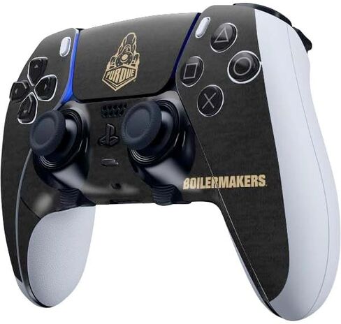 Skinit Decal Gaming Skin Compatible with PS5 DualSense Edge Pro Controller - Officially Licensed Purdue University Signature Logo Design in Saudi Arabia