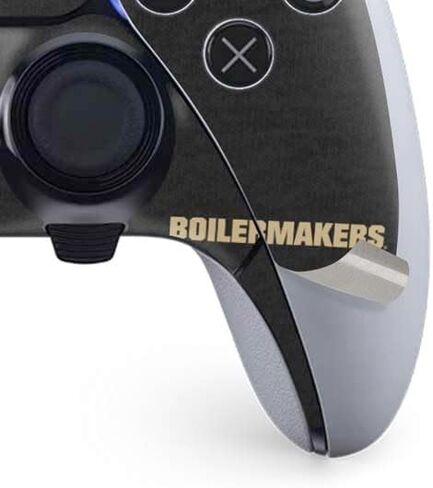 Skinit Decal Gaming Skin Compatible with PS5 DualSense Edge Pro Controller - Officially Licensed Purdue University Signature Logo Design in Saudi Arabia