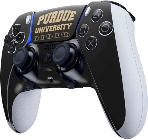 Skinit Decal Gaming Skin Compatible with PS5 DualSense Edge Pro Controller - Officially Licensed Purdue University Signature Logo Design in Saudi Arabia