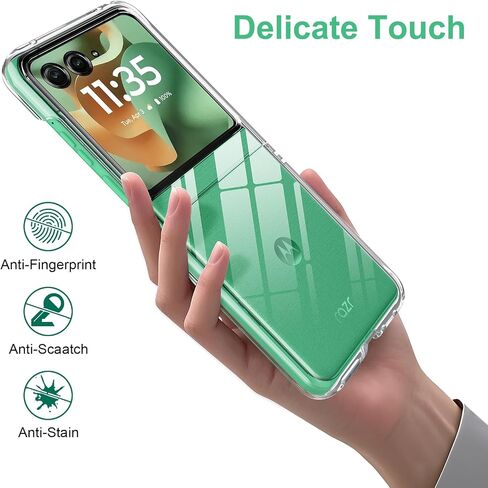 Clear Case for Motorola Razr 2025,Razr 2025 Phone Case with Screen Protector,Slim Thin Shockproof Protective Case Cover for Moto Razr 2025,Transparent in Saudi Arabia