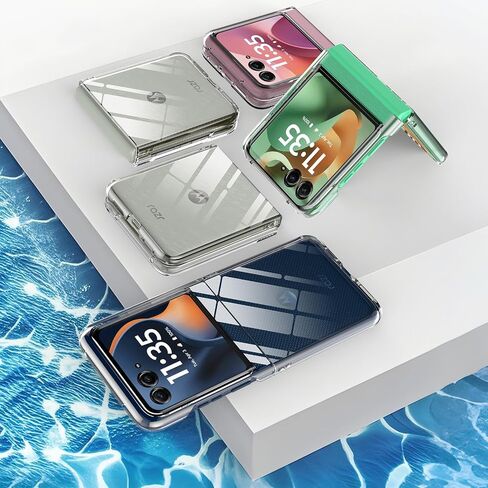 Clear Case for Motorola Razr 2025,Razr 2025 Phone Case with Screen Protector,Slim Thin Shockproof Protective Case Cover for Moto Razr 2025,Transparent in Saudi Arabia