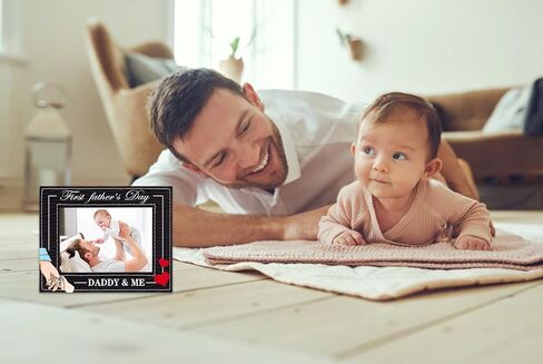 FaCraft First Mothers Day Picture Frames 4x6 Wood 1st Mother's Day Photo Frame for Mom from Baby First Mothers Day Gifts Frames for New Mom New Baby Mom to be Newborn New Parents Boy Girl Baby Nursery in Saudi Arabia