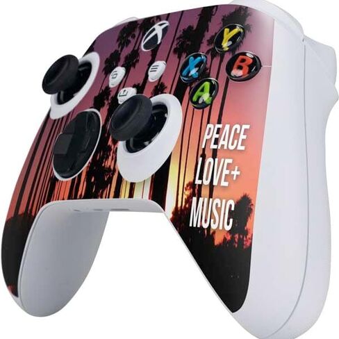 Skinit Decal Gaming Skin Compatible with Xbox Series S Controller - Guitar Pattern Design in Saudi Arabia