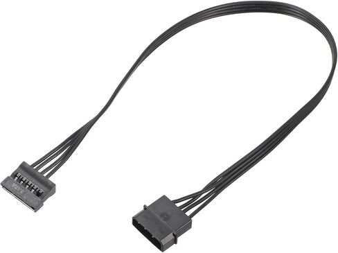 Meccanixity 4 دبوس الذكور IDE إلى كابل محول محول الطاقة التسلسلي ATA 220 مم/8.7 "محرك الأقراص الثابتة HDD SSD كابل ، حزمة 2 in Kuwait