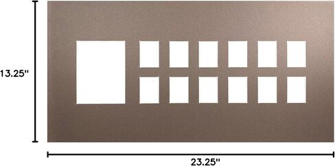 BARNWOODUSA 12 Years of School or Sports Pictures Bevel Cut Mat (11x14, Weathered Wood) in Kuwait